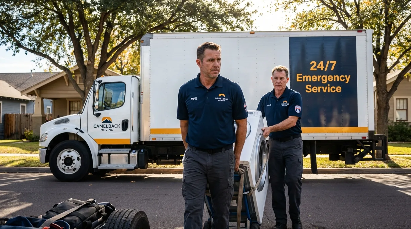 CamelBack Moving crew loading furniture in Southern Pines, NC